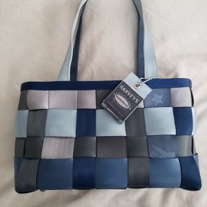 Harveys Forever Blue Jean Blue/Grey Satchel